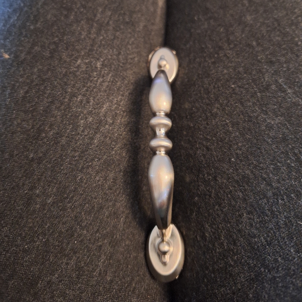 3" Ornate Triditional Pull Sterling Nicklel  18 Pieces